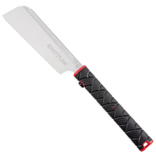 DICTUM Dozuki Universal Compact 180 - Power Grip | Japanische Säge | 180 mm Klinge aus Legiertem Stahl | Präzisions-Zugsäge für Holzbearbeitung und Möbelherstellung