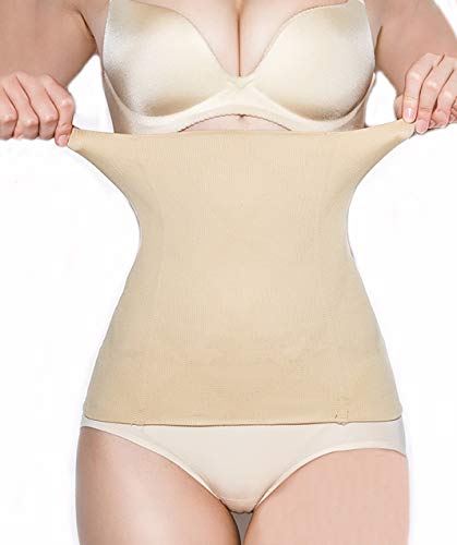 SURE YOU LIKE Damen Taille Trainer Cincher Korsett Tailenmieder Body Shape Bauchweg Gürtel, Tag XL/XXL=Size EU(38-40), Beige