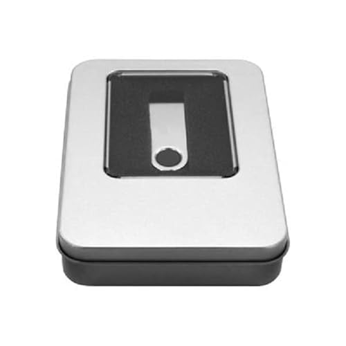 MediaRange USB-Stick-Hülle Aluminium Silber Wasserresistent Outdoor-Use Schutz vor Wasserschäden Verwendung mit Speicherkarten