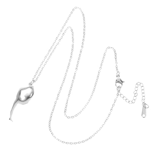 KICHOUSE Halskette Mit Aus Edelstahl Für Gymnastik Modischer Für Damen Sportschmuck Herrenhalskette
