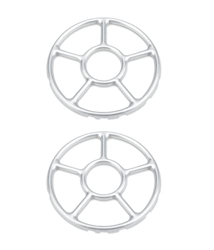 XPEX 2er-Pack Gasherd-Brennerständer, Gasherdring, Wokpfanne, Gasherdplatte, Gasherdplatte, heißer Kaffee Moka Pot Gasherdplatte (6,1 Zoll/15,5 cm)