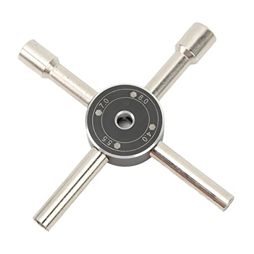 SUNGOOYUE Universalschlüssel-Kombinationsschlüssel für Elektrischen Schaltschrank RC-Wartungsschlüssel 4 5,5 7 8 Mm (SILVER)