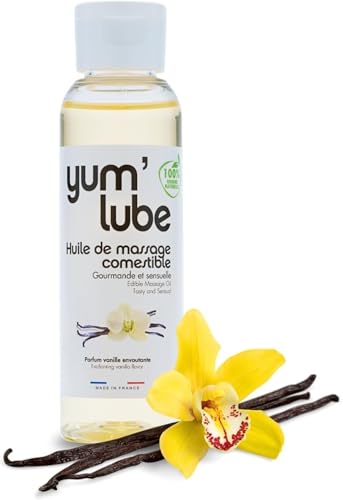 Yum'Lube | Sex & erotik massageöl öl für massage & intimate | Body oil mit vanille | Massageöl öl intim geeignet als sexöl | Massage oil für intimbereich & massage öl sex intimbereich