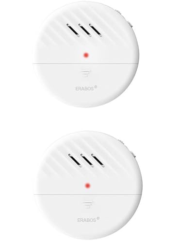 ERABOS® Premium-Glasbruchalarm GX100 | von Polizeibeamten gegründet | kein FEHLALARM mehr | Profi-Glasbruchmelder | Einbruchschutz mit Fensteralarm