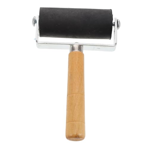 HAPINARY Stanzwerkzeuge Blockstempel Brayers Vinyl Drucktinte Rollen Druckerzeugnisse Kleber Scrapbook scheckheft Tapetendruck Wand polsterung wanddeckoration Prägewalzen Gummiwalze Hölzern