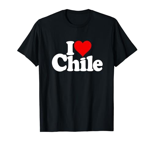 ICH LIEBE HERZ, CHILE, SÜDAMERIKANISCHE, CHILENISCHE KULTUR T-Shirt