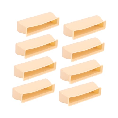 Alipis 8St Bett fuß Abdeckung Furniture Gliders bodenschutz für stühle antirutschmatte antirutschpad Anti rutschmatte Kinderbett Stiefel Bettbeine Fuß des Bettes Bettmatte Kieselgel
