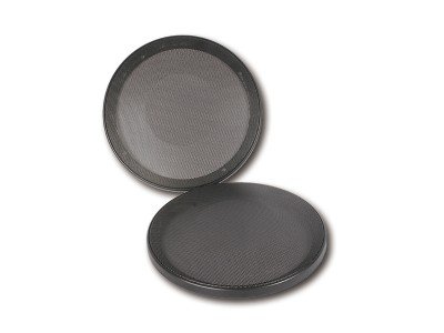 CHP Lautsprechergitter Satz 200 mm 2-teilig, Schwarz, Minimalistisch, 21.5 cm, Stereo, Flush Montage, Heimunterhaltung, Outdoor/Portable Audio, Autoaudiosysteme