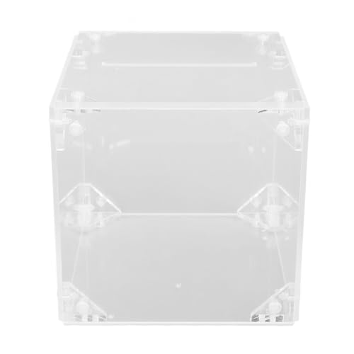 Unaufnehmbare Piggy Bank Clear Clear Acryl Transparentes Geldsparbox für Erwachsene, DIY Coin Bank für Geburtstagsabschlussfeier, 4.72x4.72in