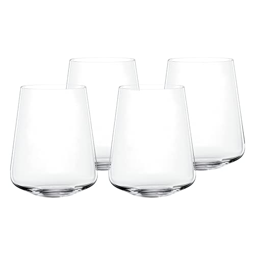 Spiegelau 4-teiliges Softdrinkgläser-Set, Trinkgläser, Kristallglas, 490 ml, Definition, 1350179