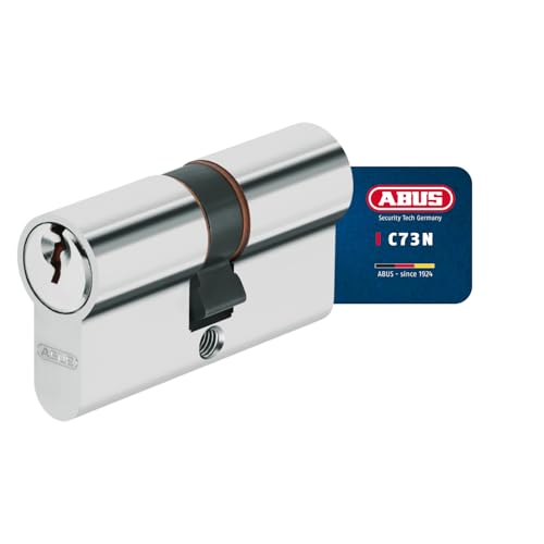ABUS Profil-Zylinder C73N 30/30 SB - Türschloss mit Not- und Gefahrenfunktion - für Haustüren und Wohnungstüren - inklusive 5 Schlüssel