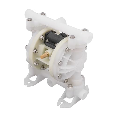 Druckluftmembranpumpe Membranpumpe, Luftbetriebene Membranpumpe pneumatische Membranpumpe des technischen Kunststoffs 226.38ft Diaphragm Pump mit Schalldämpfer, Durchflussmenge: 2 Tonnen/H