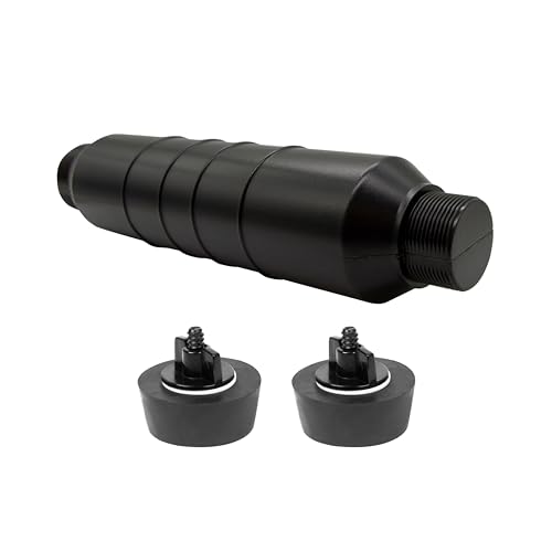HAF® Pool Winterverschluss Set | 1x Eisdruckpolster/Skimmerstopfen mit 1 1/2" und 2" Anschluss für Skimmer | 2X Gummi Winterstopfen 1 1/2" für Einlaufdüsen | Zum optimalen Schutz vor Frost im Winter