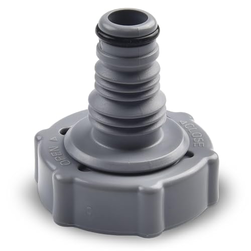 P6H1419 Ablassventil, 32mm Entwässerung Adapter zum Ablassen, Schwimmbadschlauch Adapter Schlauch Ersatzstopfen, Rohr Ablassventil Anschluss für Schwimmbadwartung