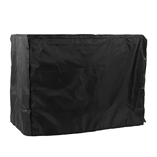 Hundekäfig-Schutzhülle, Universal-Hundebox-Abdeckung Staubdichtes Oxford-Tuch für den Innen- und Außenschutz(Schwarz, L-Größe: 106,7 * 69 * 76cm)