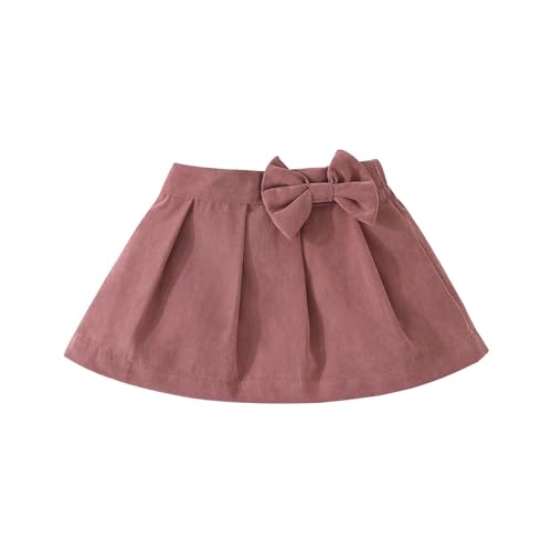 2024 Bogen Falten Rock Mode Alle Passenden Baby Mädchen Baby Kinder Heraus Tragen Mädchen Geschenk Shorts Cord Mädchen