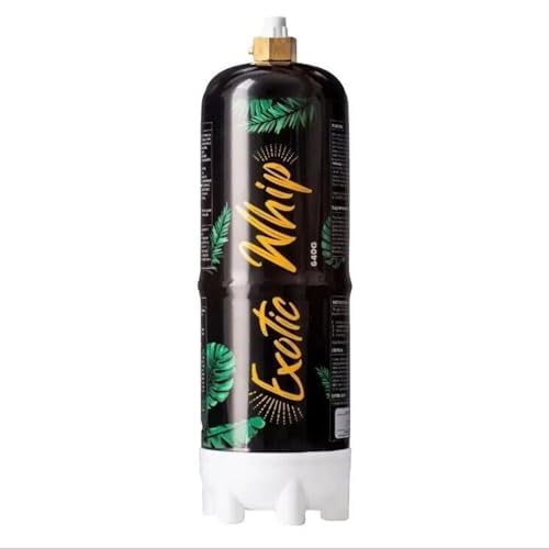 ExoticWhip 670g N2O für Sahnebereiter- entspricht 84 Sahnekapseln -100% recyclebar.Hochwertige Edelstahl-Zylinder für Sahnebereiter, perfekt geeignet für die Zubereitung auf Partys.