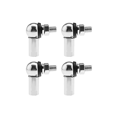OTOTEC 4x Kugelgelenk Winkelverbindung mit Federclip Staubdichtung CS DIN 71802 - M6 (RH)
