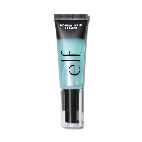 e.l.f. Power Grip Primer, Gel-Based & Hydrating Face Primer For Smoothing Skin & Gripping Makeup, Moisturizes & Primes, 0.811 Fl Oz, Clear