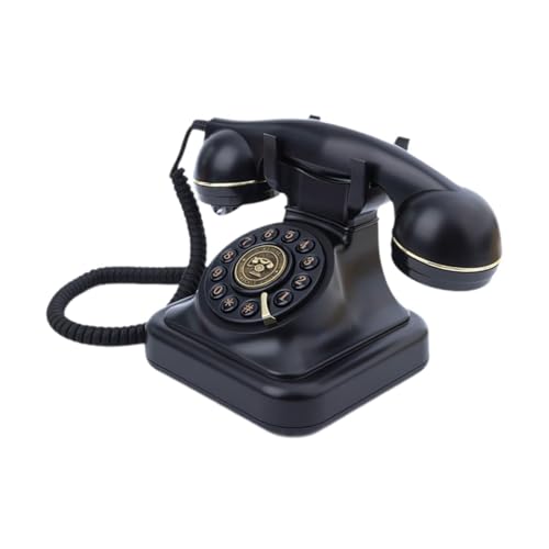 Generic Audio-Gästebuch, Hochzeit Telefon, Retro-Tonbandgerät, Audio-Geschenk für Versammlungen, Hochzeiten, Geburtstage, Geständnisse, Ruhestandsfeier-Dekoration, Schwarz