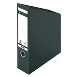 Leitz Stehsammler 80 mm Rückenbreite, A4, Hartpappe, Faltbar, Schwarz, 24230095