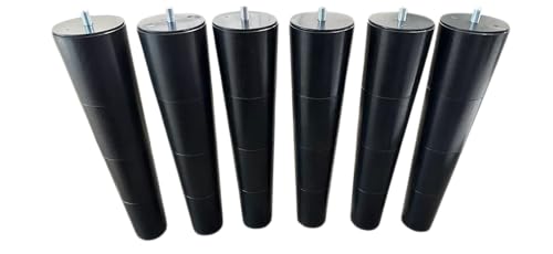 Tempurpedic Tapered Adjustable Base Legs Set of 6, M8 Threading.