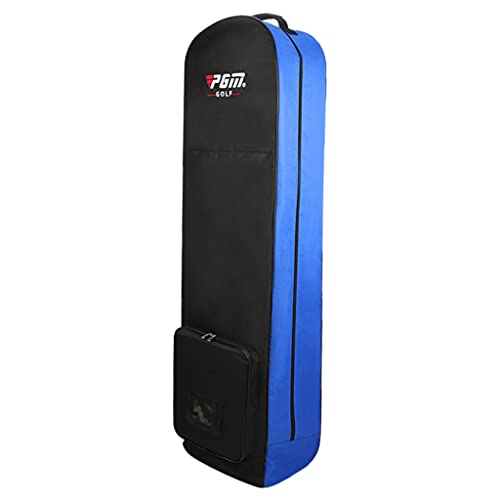 Perfeclan Golf Cover, Faltbare Golftasche, tragbare Golf-Reisetasche mit Rollen, leichte Nylon-Stoffschutzhüllen, Blau