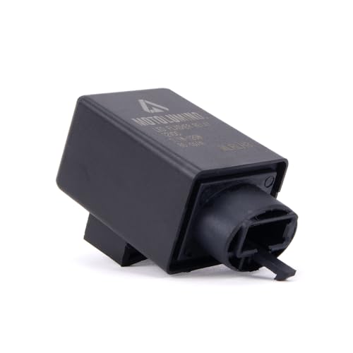 Aharon Motolumino Blinker Relais für Motorräder | Universal 12V LED/Halogen| Kompatibel mit Honda 3-Pin-Anschluss | LED-Blinkleuchten | LED-Lauflichtblinker | Blinkrelais | Blinkergeber