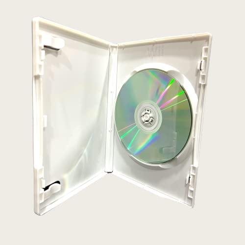 Weiße Wii-DVD-Hüllen / 14 mm – 5 Stück ~ Ersatzhüllen für Nintendo Wii Spiele / Discs von Dragon Trading®