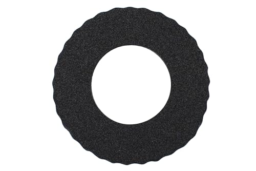 Tankschutzring aus Moosgummi, Maße 120 x 60mm, Tankdeckel Polster, Tankdeckelschwamm, Tankdeckelpolster, Schwarz, Für Simson S50, S51, S70, S53, SR50, SR80, KR51/1, KR51/2, SR4-2, SR4-3, SR4-4