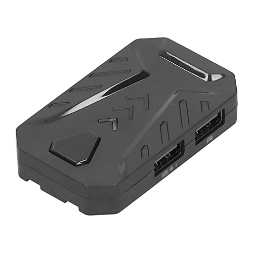 Bewinner Kabelgebundener Tastatur- und Mausadapter, Videospiel-Konverter, Unterstützt Individuelle Tastenbelegung, Tragbarer Game-Controller-Emulator für PS3, PS5