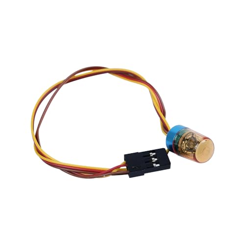 Namvo Modellbau Rundumleuchte Gelb 4,8-6 Volt. RC Auto Warn- und Scheinwerferblinkleuchte. 1/14 RC Traktor Zubehör. Ideal für RC Fahrzeuge.