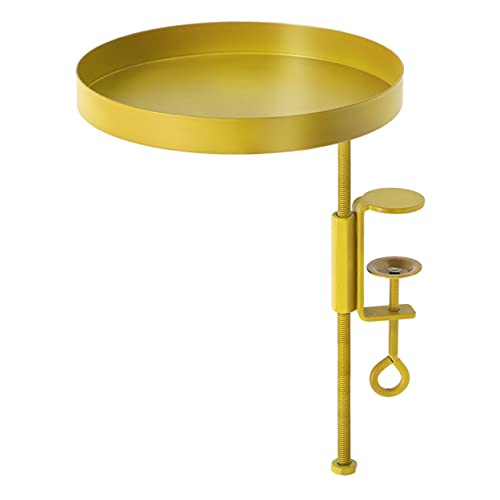 Rivanto® Runde Fensterbankhalterung Gold M, Fensterbankklemme, L 18 x B 18 x H 24,6 cm