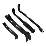Amazon Basics Stemmeisen und Nagelzieher, 4 stück, 1er-Pack, Schwarz