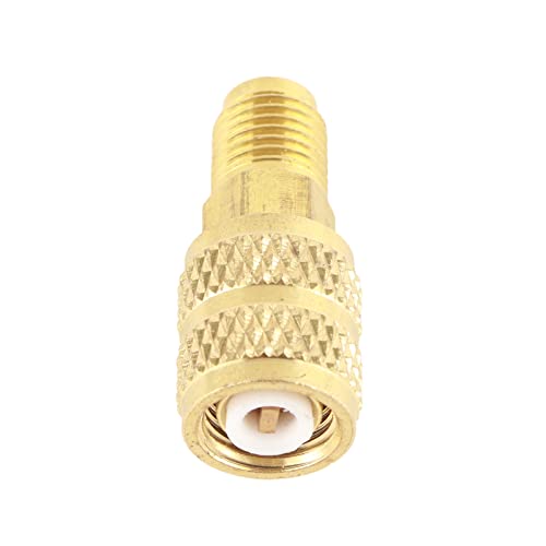 Rohranschluss R410A 1/4 -Zoll Männlicher SAE bei 5/16 -Zoll SAE Adapter für den HLK Service, Messingadapter Stabile Leistung (R410A externe 1/4Sae Inner 5/16Sae)