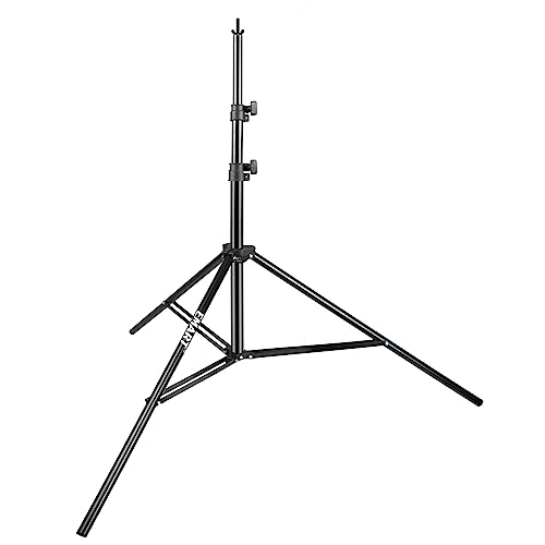 EMART 2,6m Light Stand, Lichtstativ aus Aluminiumlegierung, Lampenstativ mit 1/4"-Gewinde, Geeignet für Fotolampen, Softboxen, Softschirme, Sportkameras und Andere Studioausrüstung