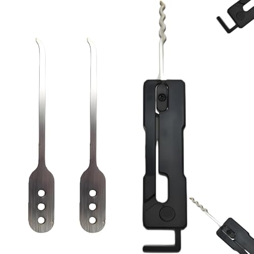 Türöffnungswerkzeug Anzug, Tragbar Lockpicking Set, Faltbar Lock Picking Tool Set, im Freien Schloss Knacken Set Geeignet für Anfänger und Professionelle Schlosser
