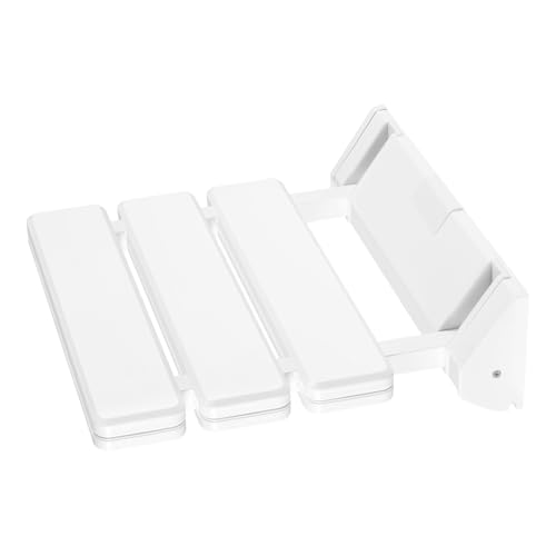 OUKANING 130 kg Klappbarer Duschsitz Duschklappsitz zur Wandmontage Duschstuhl Duschhocker Badestuhl 36 * 33 * 5 cm