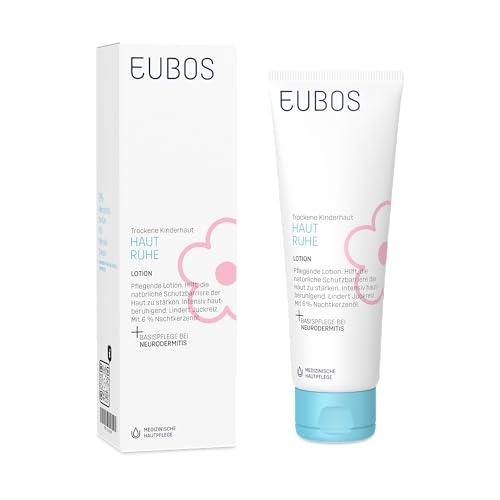 EUBOS HAUT RUHE | Lotion | Tägliche Pflege für trockene Kinder- und Babyhaut | Entzündungshemmend und hautberuhigend | Hautverträglichkeit dermatologisch bestätigt | 125ml