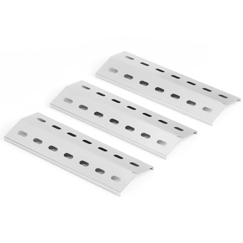 FIRXZYMZ 33,5 x 12 cm Edelstahl Grill Brennerabdeckung Heizplatte Ersatzteile für Enders San Diego,Flammbleche Hitzeschild Zubehör