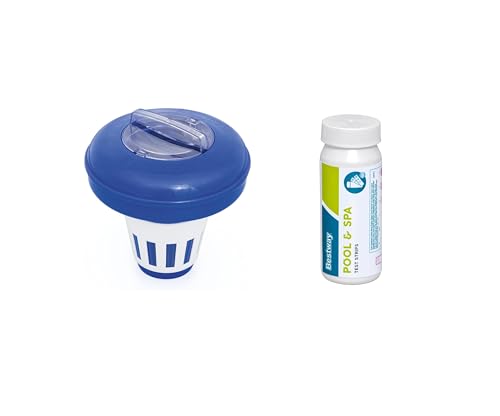 Bestway | Flowclear™ Dosierschwimmer Starter-Set | 16,5 cm Ø | Poolwasser sauber und kristallklar