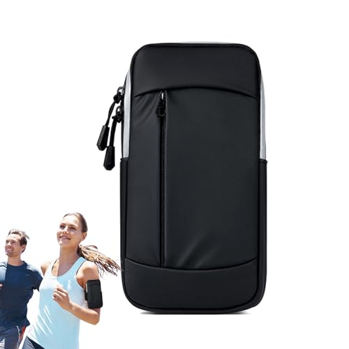 Training Telefon Armband - Mobile Gurt Case, Taste Pocket Band | Touchscreen-kompatible Telefonanbieter Für Gymnastiksitzungen, Rutschhalter Mit Kopfhörerzugriff, Slim Arm Mount Für Aktive Lebensstile