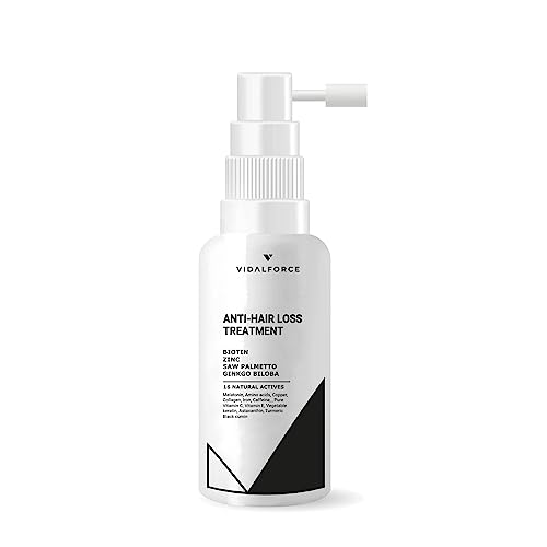 Anti-Haarausfall-Behandlung für Frauen und Männer mit Biotin, Kollagen, Zink, Saw Palmetto, Koffein und 12 Vitaminen für das Haar 125ml