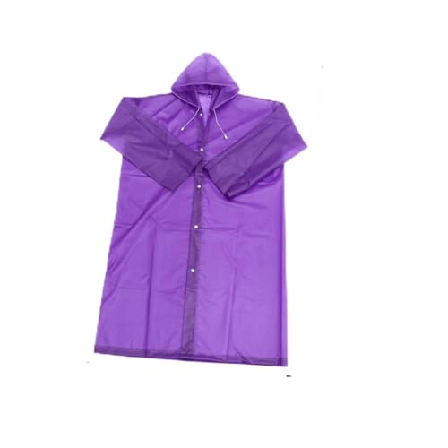 VANZACK 1stk Regenponchos Für Erwachsene Klare Regenmäntel Regencape Reiten Tragbarer Umhang Regenanzug Für Erwachsene Klarer Poncho Regenjacke Elektroauto Violett Mantel