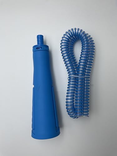 Gobabo Trocknerentlüftungsreiniger, Trockner Fusselsauger Aufsatz, Blau, Kunststoff, Biegsam, für Schwer zugängliche Bereiche, Möbel