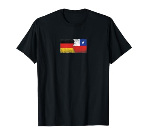 Deutschland Chile Flaggen - Deutsch Chilenisch T-Shirt