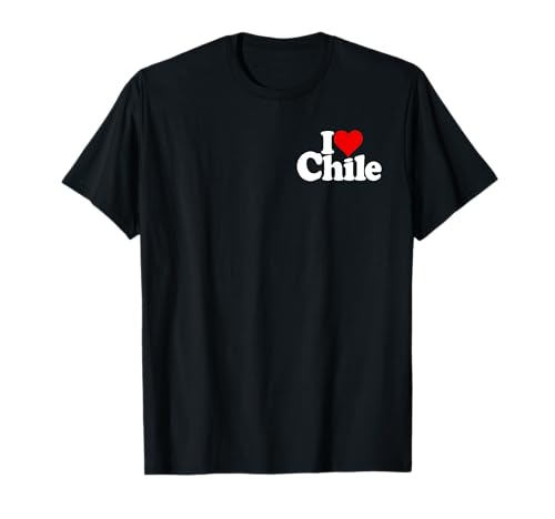 ICH LIEBE HERZ, CHILE, SÜDAMERIKANISCHE, CHILENISCHE KULTUR T-Shirt