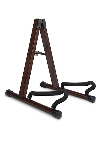 GEWA Gitarrenständer Holz Walnuss dunkel GS-60DW
