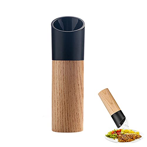 Pfeffermühle, Verstellbares Keramikmahlwerk, Gewürzmühlen, Manuelle Pfeffermühle Mit Einstellbarem Keramikwerk Für Schwarzen Pfeffer, Weißen Pfeffer, Kreuzkümmel, Kardamom, Sesam (Schwarz)