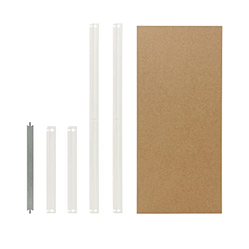 shelfplaza® HOME 90x45cm Fachboden-Set komplett für Steckregale in weiß/HDF-Fachboden/zusätzliche Fachböden für Schwerlastregale